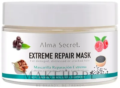 Маска для волос Alma Secret для повреждённых, 9 масел, гиалуроновая кислота, биотин, пантенол, протеины, 250 мл