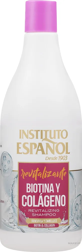 Шампунь Instituto Espanol Biotin + Collagen для объёма волос, с биотином и коллагеном, 750 мл, Испания