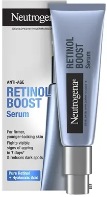 Сыворотка для лица Neutrogena Retinol Boost антивозрастная с чистым ретинолом 0,05% экстрактом мирта и витамином C 30 мл