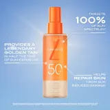 Спрей для тела Lancaster Sun Beauty Sun Protective Water SPF 50 легкая вода 100 мл — фото 5