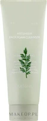 Missha Artemisia Calming Pack Foam Cleanser очищающая пенка-маска для лица с полынью и глиной 150 мл