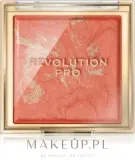 Румяна для лица Revolution Pro Powder Blush Lustre Blusher с сияющими частицами, стойкие, 11 г, оттенок Coral — фото 1