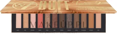 Палетка теней для век W7 Buff Take 2 Pressed Pigment Palette 12 оттенков