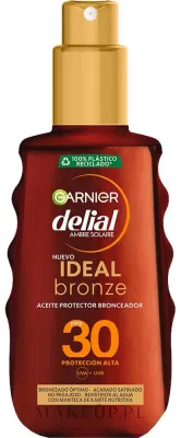 Масло для тела солнцезащитное Garnier Delial Ambre Solaire Ideal Bronze SPF 30 спрей 150 мл