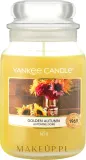 Yankee Candle Golden Autumn / Свеча в стекле, имбирь, осенние цветы и пачули, 411 г — фото 2