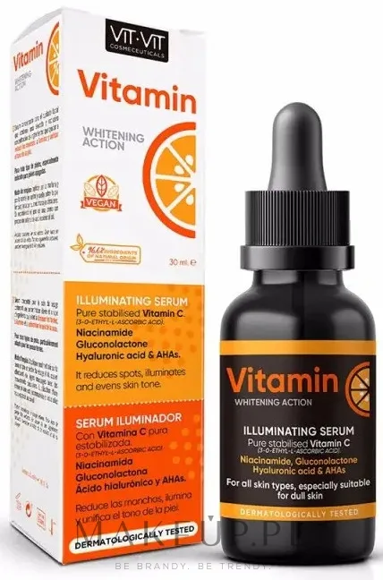 Сыворотка для лица с витамином C Diet Esthetic Vit Vit Cosmeceuticals осветляющая антиоксидантная 30 мл