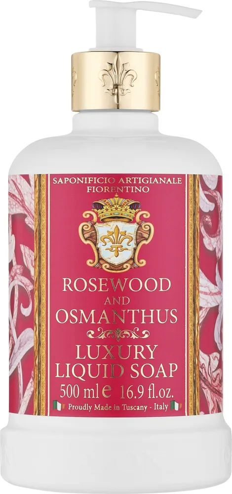 Жидкое мыло Saponificio Artigianale Fiorentino Rosewood & Osmanthus розовое дерево и османтус, 500 мл