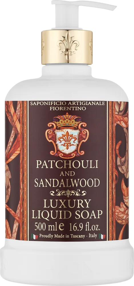 Жидкое мыло Saponificio Artigianale Fiorentino Patchouli & Sandalwood пачули и сандал, 500 мл