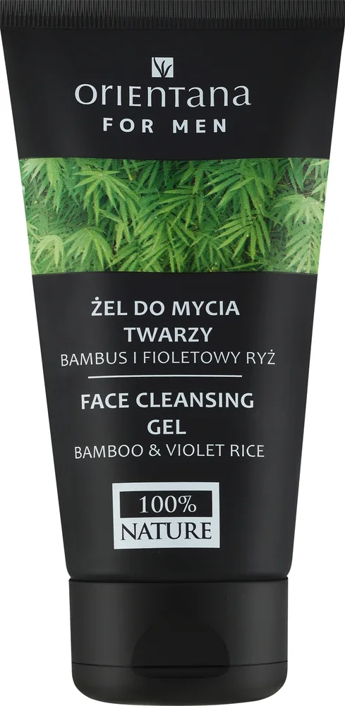 Гель для умывания лица Orientana For Man с бамбуком и фиолетовым рисом, 150 мл