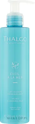 Thalgo Eveil A La Mer бархатное молочко для очищения лица с водорослями и маслом винограда 200 мл