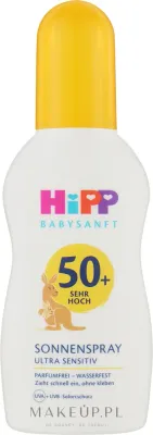HiPP Babysanft SPF50 Ultra Sensitiv — солнцезащитный бальзам для детей SPF 50+, 150-200 мл
