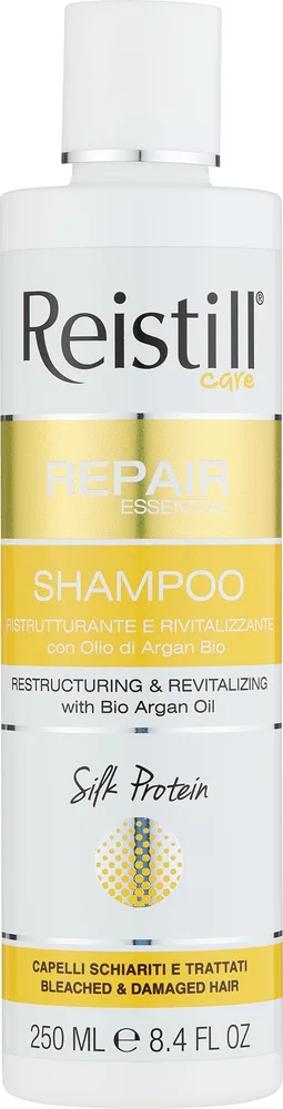 Шампунь Reistill Repair Essential для сухих и повреждённых волос, с маслом арганы и зелёным чаем, 250 мл