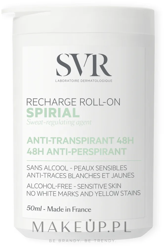 Дезодорант-антиперспирант шариковый SVR Spirial Recharge