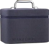 Косметичка-шкатулка Top Choice Wall Navy L 99014 с зеркалом 23х15х17 см — фото 1