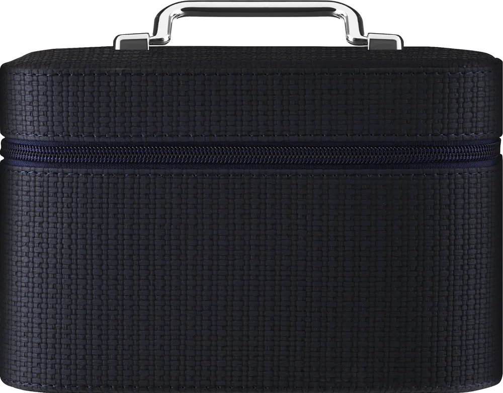 Косметичка-шкатулка Top Choice Wall Navy M 99021 полиуретан 21х13х14 см
