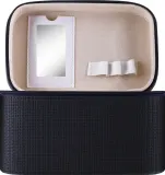 Косметичка-шкатулка Top Choice Wall Navy M 99021 полиуретан 21х13х14 см — фото 2