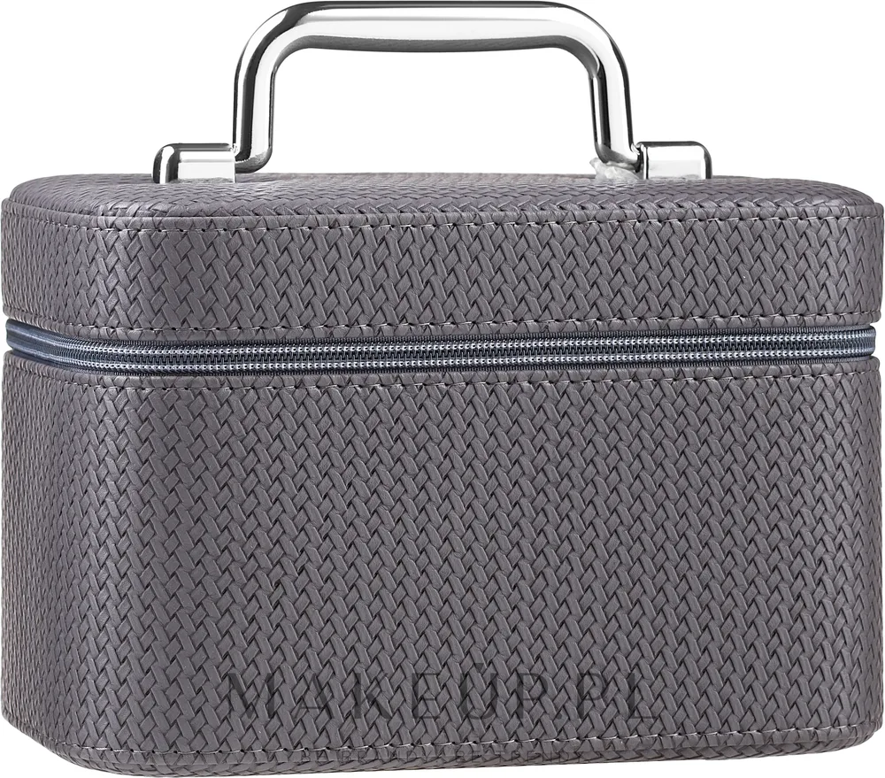 Косметичка-шкатулка Top Choice Plait Steel M 99113 полиуретан 21х13х14 см