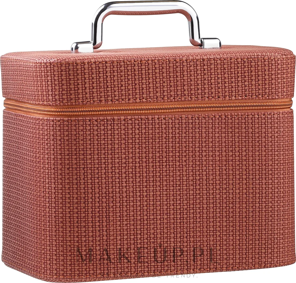 Косметичка-шкатулка Top Choice Wall Brown XL 99038 коричневая 25х17х20 см