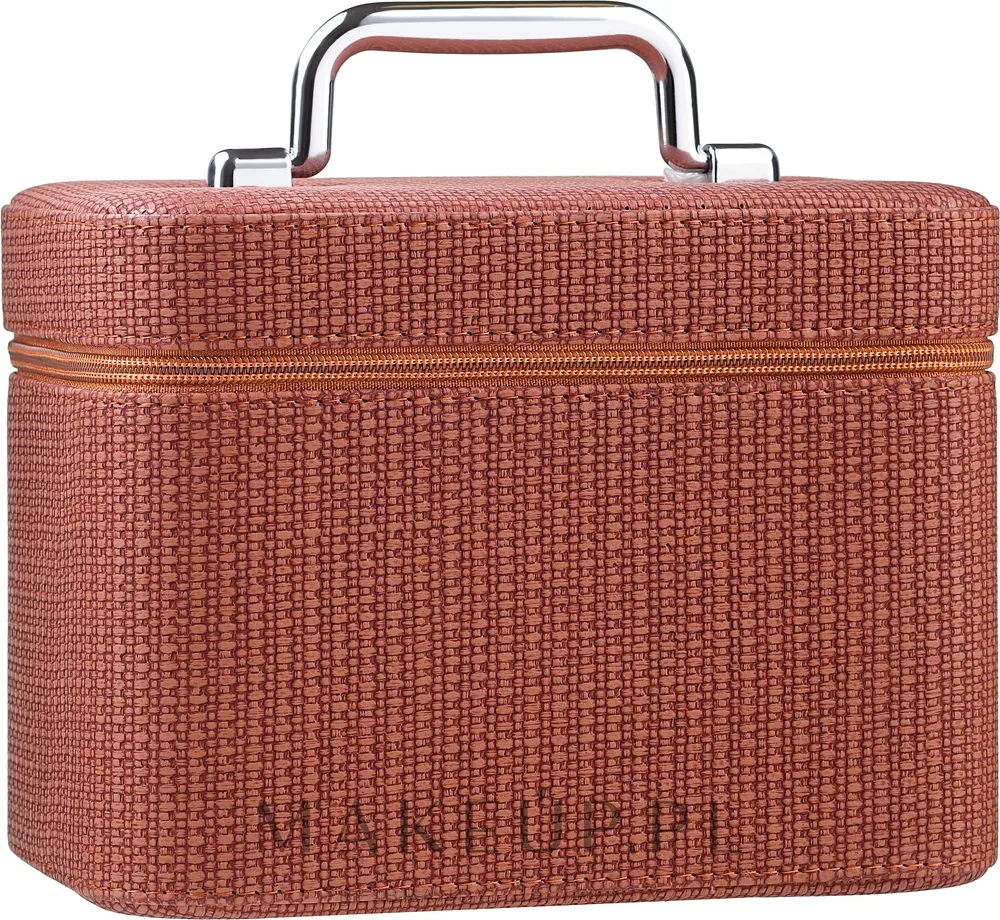 Косметичка-шкатулка Top Choice Wall Brown L 99045 коричневая 23х15х17 см