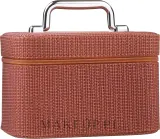 Косметичка-шкатулка Top Choice Wall Brown M 99052 полиуретан 21х13х14 см — фото 1