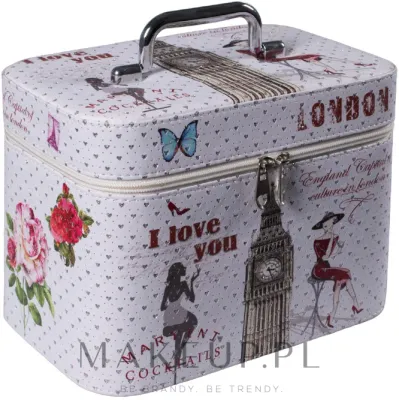 Косметичка-шкатулка Top Choice London M 98789 с зеркалом 21х13х14 см