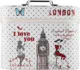 Косметичка-шкатулка Top Choice London XL 98765 полиуретан 25х17х20 см — фото 2