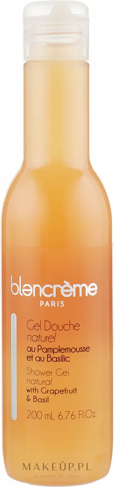 Натуральный гель для душа Blancreme Грейпфрут и базилик, 200 мл