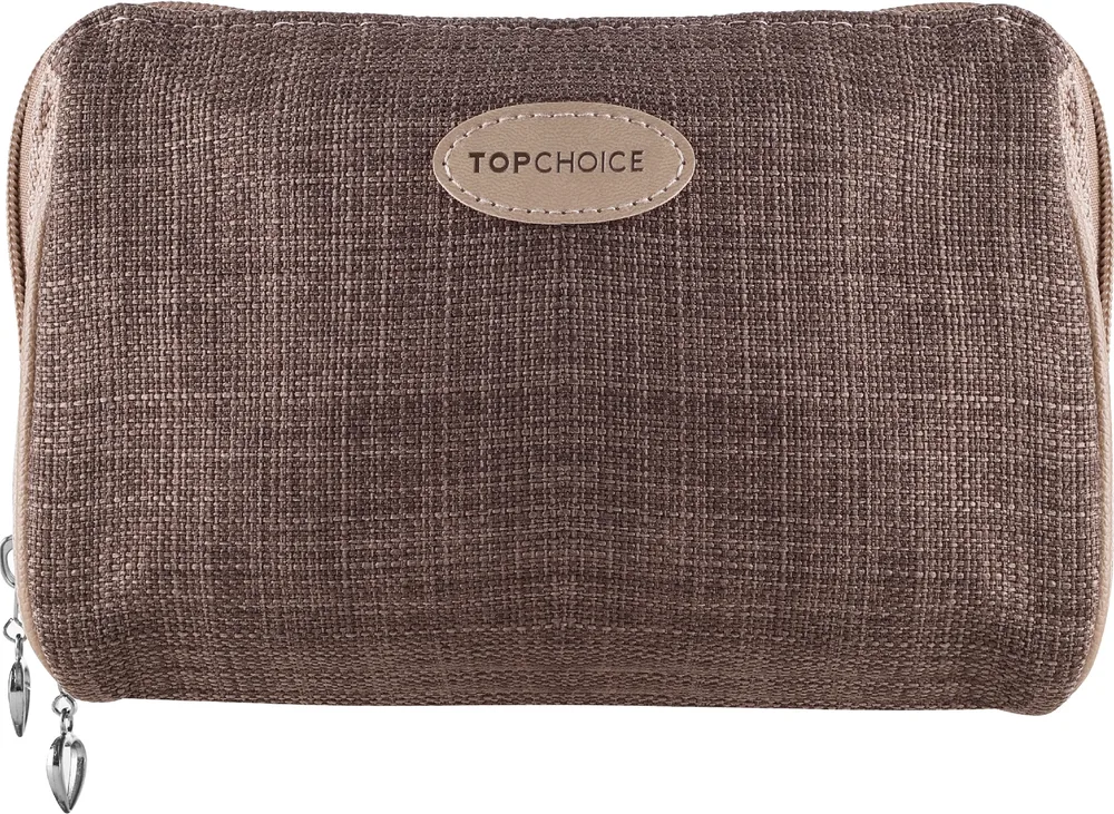 Косметичка Top Choice Nature Tones 99243 коричневая с карманами