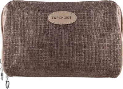 Косметичка Top Choice Nature Tones 99243 коричневая с карманами