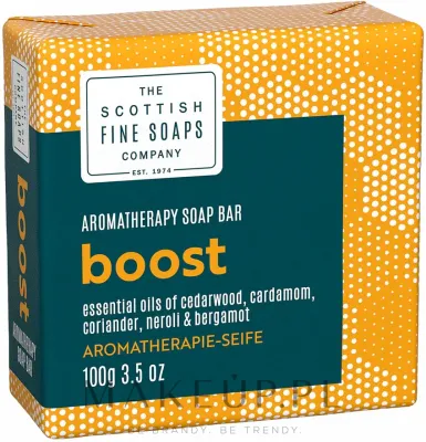 Мыло ароматерапевтическое Scottish Fine Soaps Aromatherapy Boost кедр и кардамон, 100 г