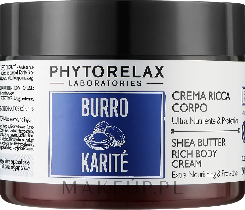 Крем для тела Phytorelax Laboratories Shea Butter Rich с маслом ши 250 мл