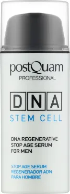 Антивозрастная сыворотка для лица PostQuam Global Dna Men Stop Age с пептидом и цинком 30 мл
