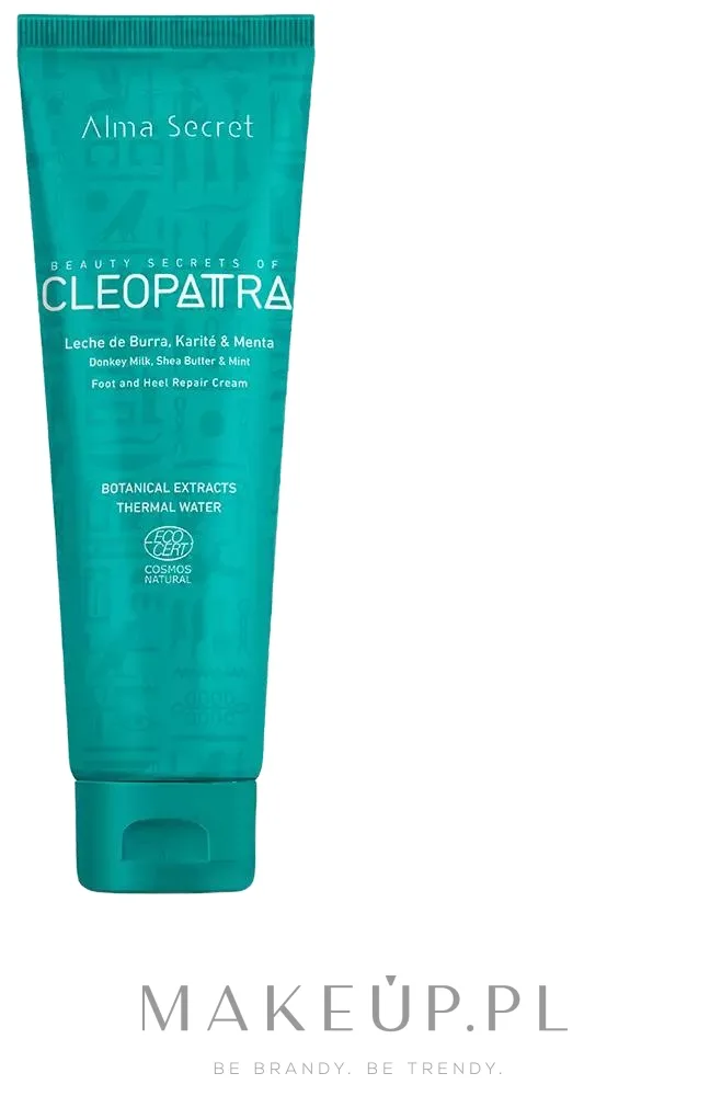 Крем для ног Alma Secret Cleopatra восстанавливающий ослиное молоко и ши 100 мл