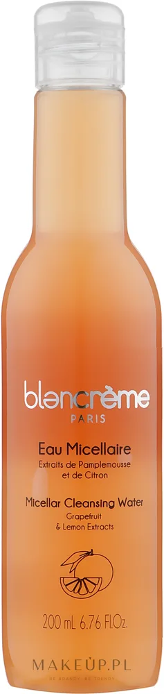 Blancreme тонизирующая мицеллярная вода с грейпфрутом и лимоном для лица 400 мл