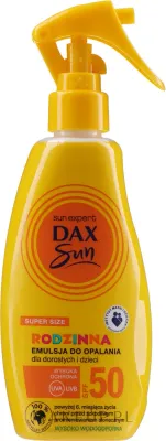 Dax Sun Family SPF 50 — солнцезащитная эмульсия для тела для детей и взрослых SPF 50, 200 мл