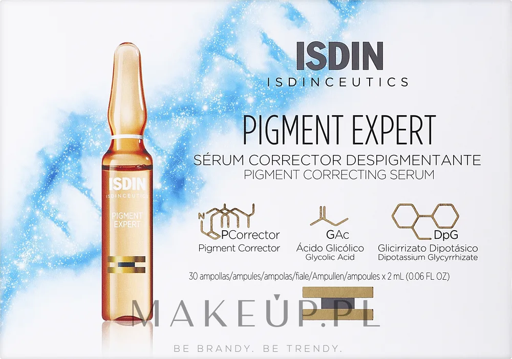 Сыворотка против пигментации Isdin Isdinceutics Pigment Expert с ниацинамидом и гликолевой кислотой 30х2 мл, оттенок 30 x 2 мл