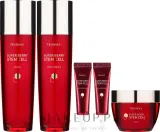 Набор Deoproce Super Berry Stem Cell лосьон эссенция крем и крем для век со стволовыми клетками розы 130+130+50+20 мл — фото 2