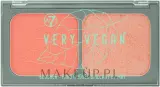 Румяна для лица W7 Very Vegan Duo Blusher двойные, матовый и мерцающий финиш, 16 г, оттенок Freesia — фото 1