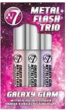 Набор жидких подводок для глаз W7 MetalFlash Trio Galaxy Glam 3 оттенка по 8 мл с блестками — фото 1
