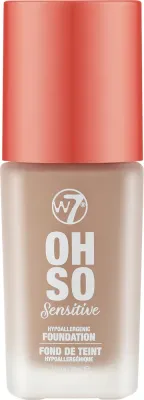 Тональная основа W7 Oh So Sensitive Hypoallergenic Foundation гипоаллергенная матирующая, 30 мл