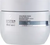 Маска для волос System Professional Volumize для объёма, креатин, кофеин, экстракт бамбука, для тонких волос, 200 мл — фото 2
