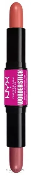 NYX Professional Makeup Róż do policzków - Румяна-стик для лица NYX Wonder Stick Blush, оттенок 02 - Honey Orange and Rose