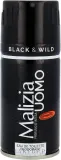 Дезодорант-спрей Malizia Uomo Black Wild Deodorant Spray мужской, защита от пота и запаха, 150 мл — фото 1