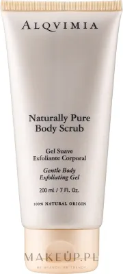Скраб-гель для тела Alqvimia Naturally Pure деликатный отшелушивающий, 200 мл