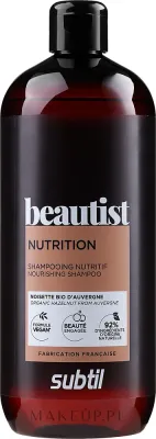 Шампунь Subtil Beautist Nutrition для повреждённых волос, с экстрактом лесного ореха, 300/950 мл, Франция
