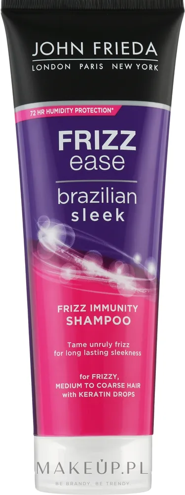Шампунь John Frieda Frizz Ease Brazilian Sleek с кератином против пушистости волос, 250 мл, Германия