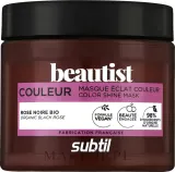 Маска для волос Subtil Beautist Color Shine для окрашенных, экстракт чёрной розы, масло ши, жожоба, витамин E, 250 мл — фото 1