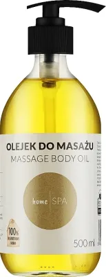 Веганское массажное масло для тела Nova Kosmetyki HomeSPA с аргановым маслом