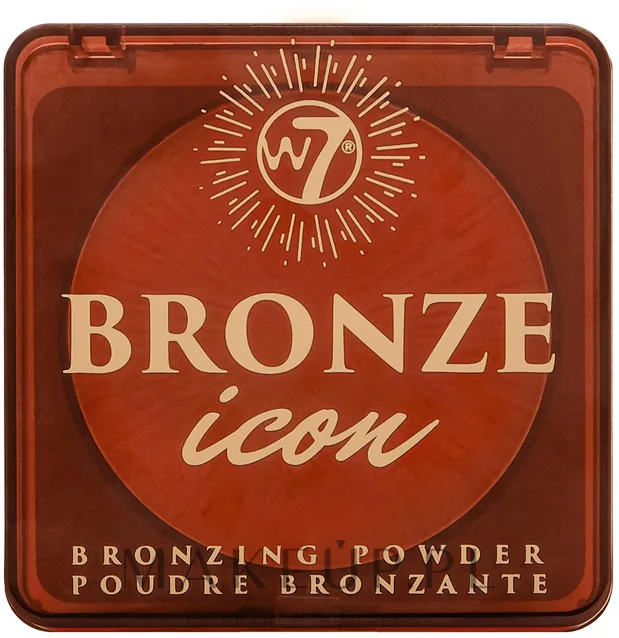 Бронзирующая пудра W7 Bronze Icon Bronzing Powder с шиммером, 15 г