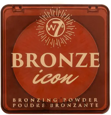 Бронзирующая пудра W7 Bronze Icon Bronzing Powder с шиммером, 15 г